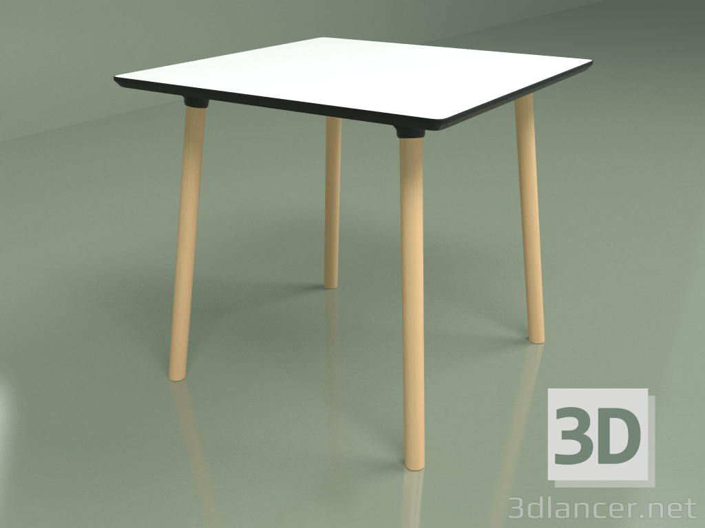 3d model Mesa de comedor Copine 80x80 - vista previa