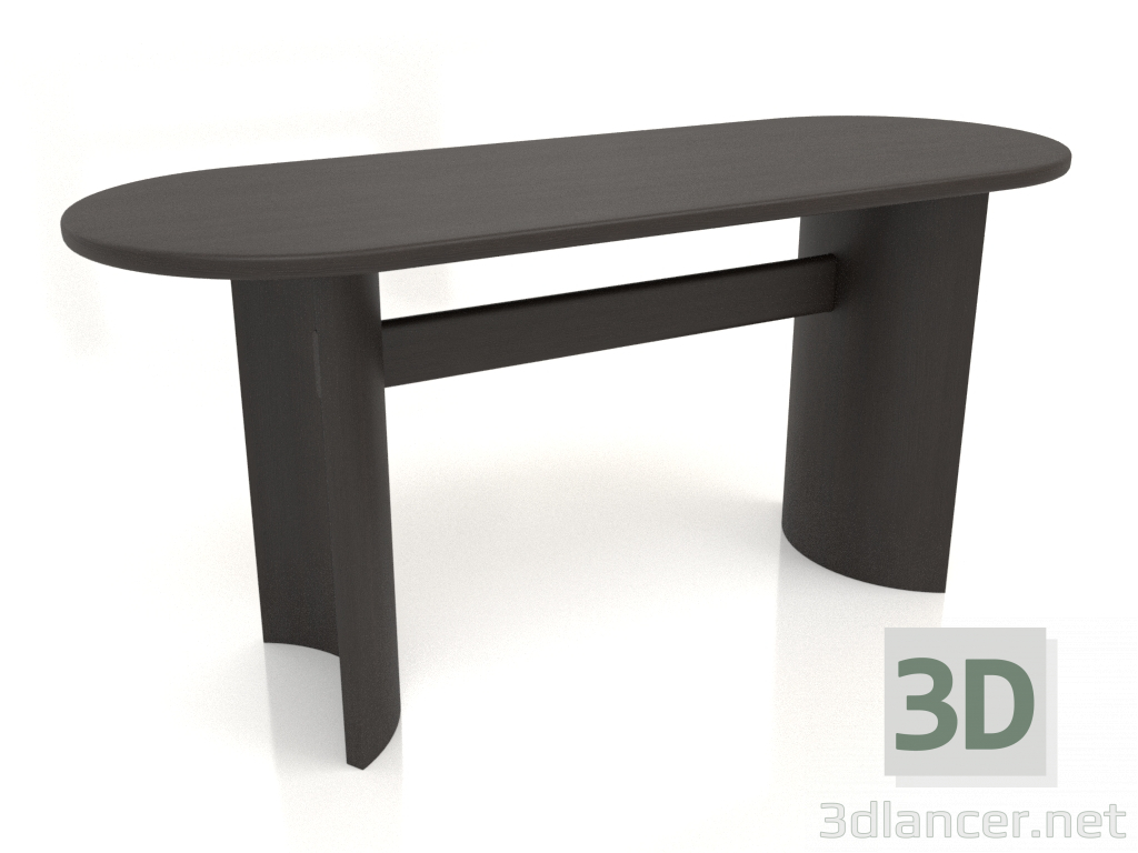 3D modeli Yemek masası DT 05 (1600x600x750, ahşap kahve) - önizleme