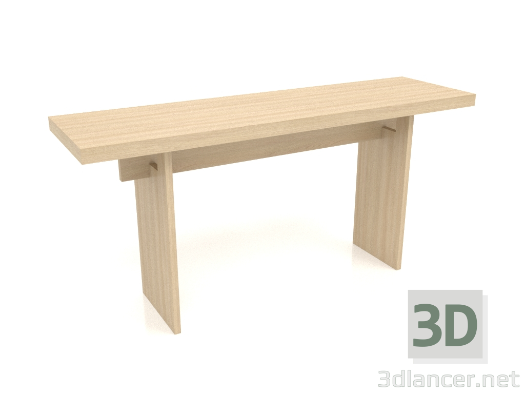 3d модель Стол консольный KT 13 (1600х450х750, wood white) – превью