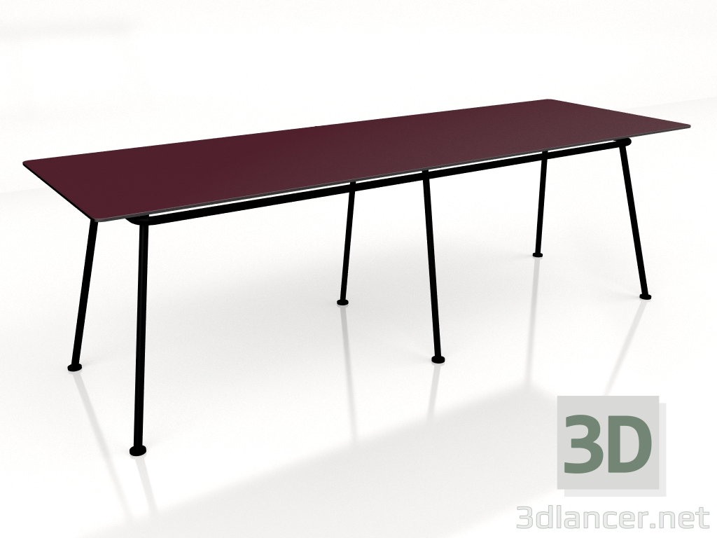 Modelo 3d Mesa Novo Banco Escolar NS824 (2400x800) - preview