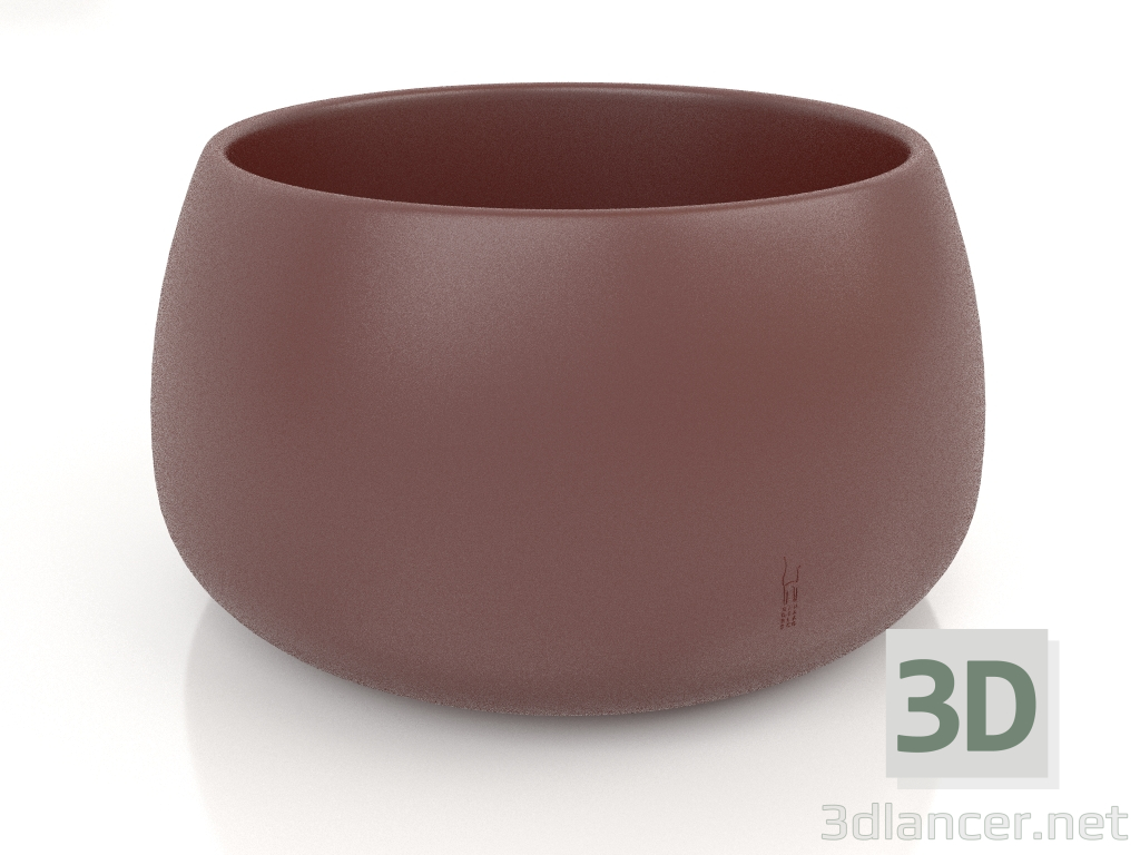 modello 3D Vaso per piante 3 (Vino rosso) - anteprima