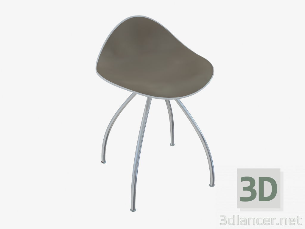 Modelo 3d Cadeira (ta46 branco h46) - preview