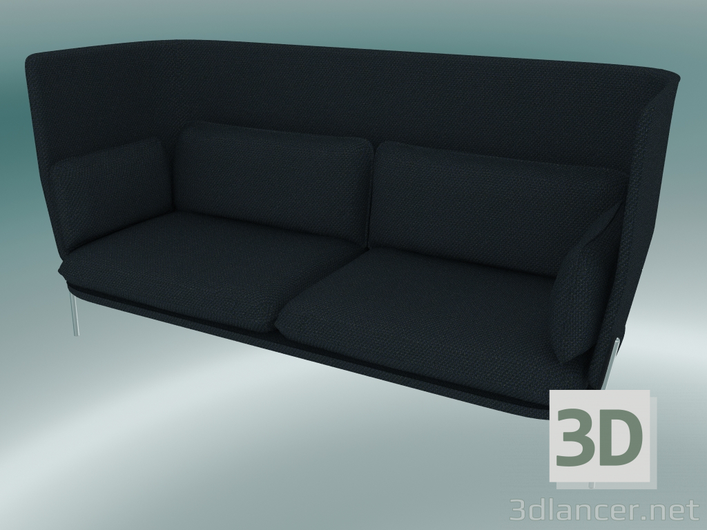 3D Modell Sofa Sofa (LN7, 90 x 232 H 115 cm, Beine verchromt, Sunniva 2 192) - Vorschau