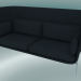 3d model Sofa Sofa (LN7, 90x232 H 115cm, Chromed legs, Sunniva 2 192) - preview