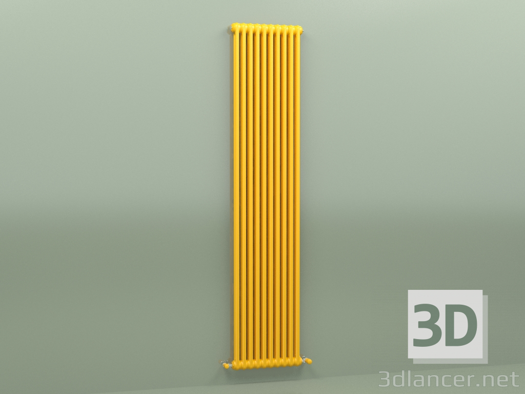 3d model Radiator TESI 2 (H 2200 10EL, Melon yellow - RAL 1028) - preview