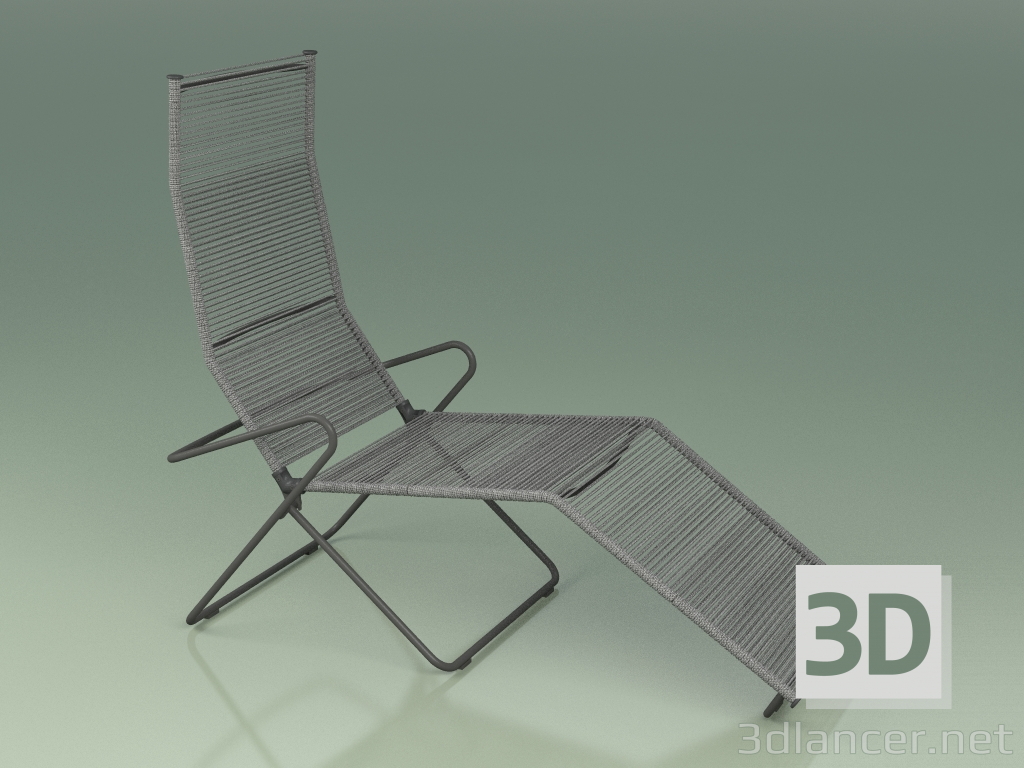 3d model Sillón 376 (Metal Ahumado) - vista previa