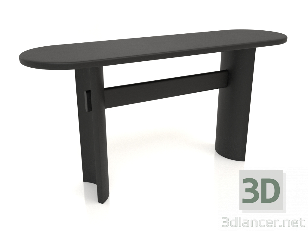 3d model Console KT 04 (1400x400x700, wood black) - preview