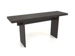 Mesa consola KT 13 (1600x450x750, madeira castanha escura)