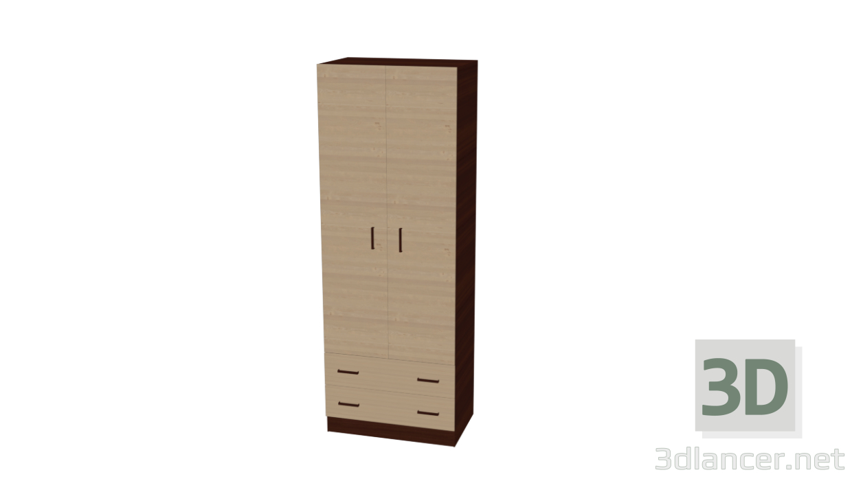 3d model Wardrobe duet - preview