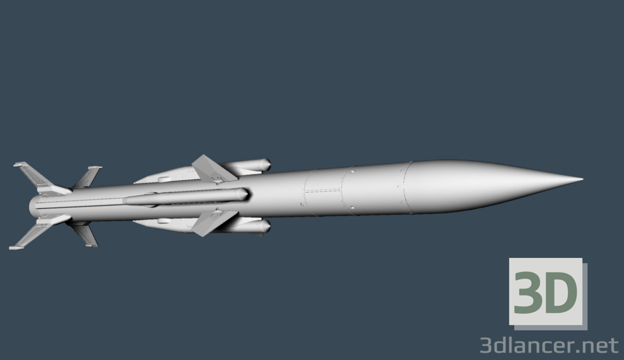 3D Roket 3M9 SAM "Buk", 1:35 ölçeğinde modeli satın - render