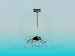 Candelabro em forma de palha