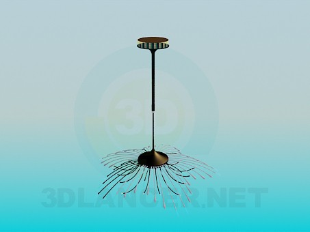 Modelo 3d Candelabro em forma de palha - preview