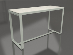 Table de bar 180 (DEKTON Danae, Gris ciment)
