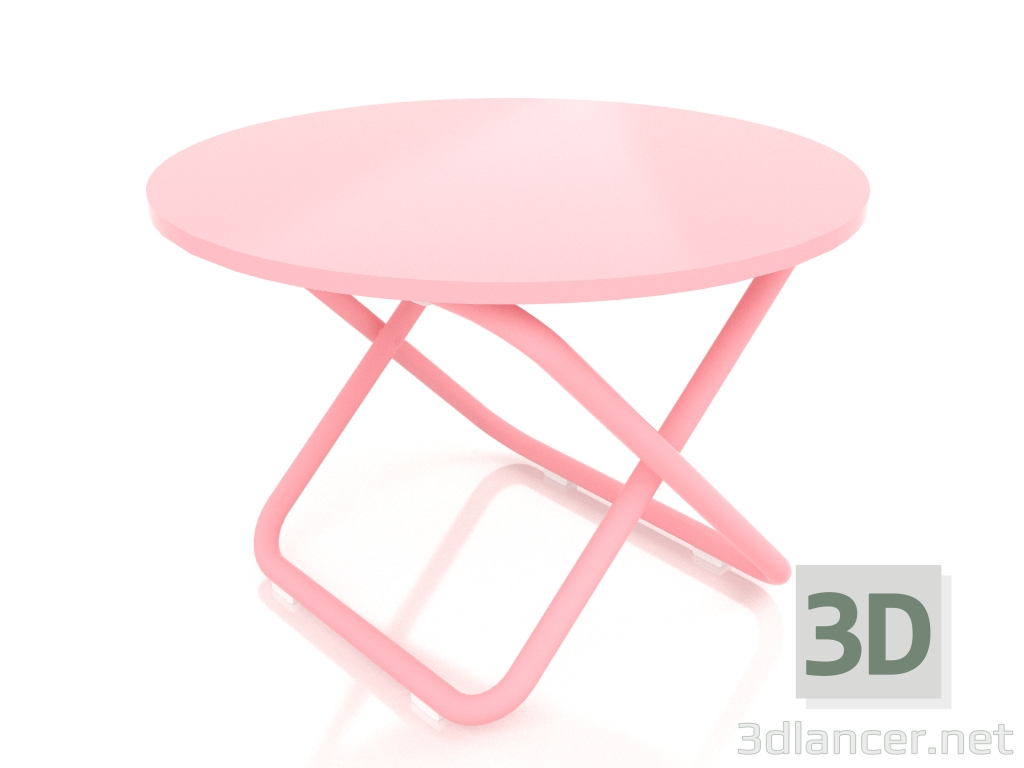 3d model Mesa baja Ø60 (Rosa) - vista previa