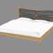 3d model Cama doble en estilo clásico (jsb1030) - vista previa