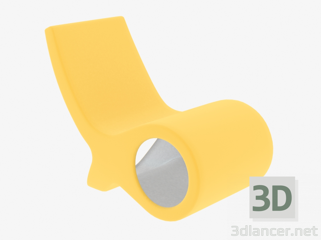 Modelo 3d Cadeira de plástico peixe - preview