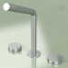 3d model Three-hole mixer with swivel spout (18 32 V, AS) - preview