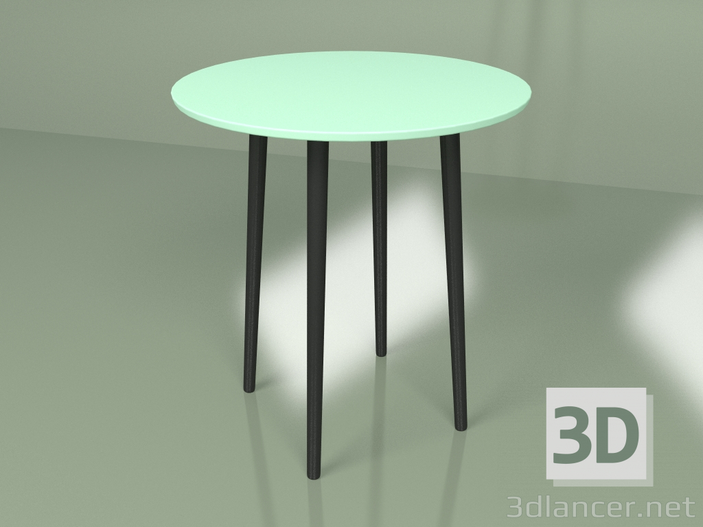 Modelo 3d Mesa de jantar pequena Sputnik 70 cm (onda do mar) - preview