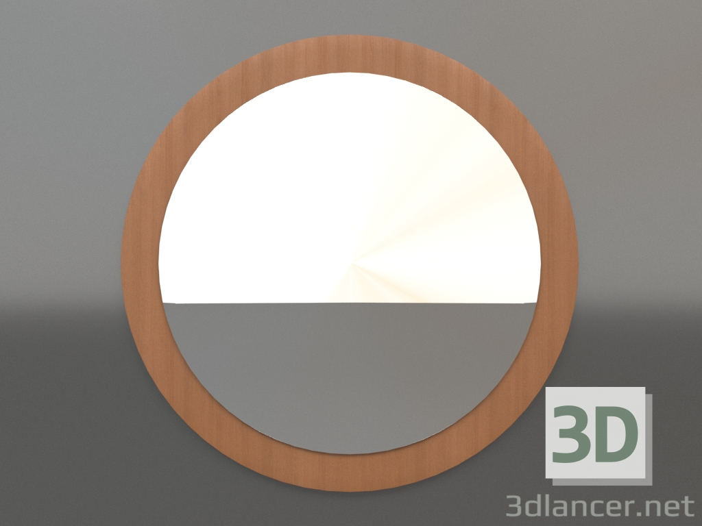 modèle 3D Miroir ZL 25 (D=900, bois rouge) - preview