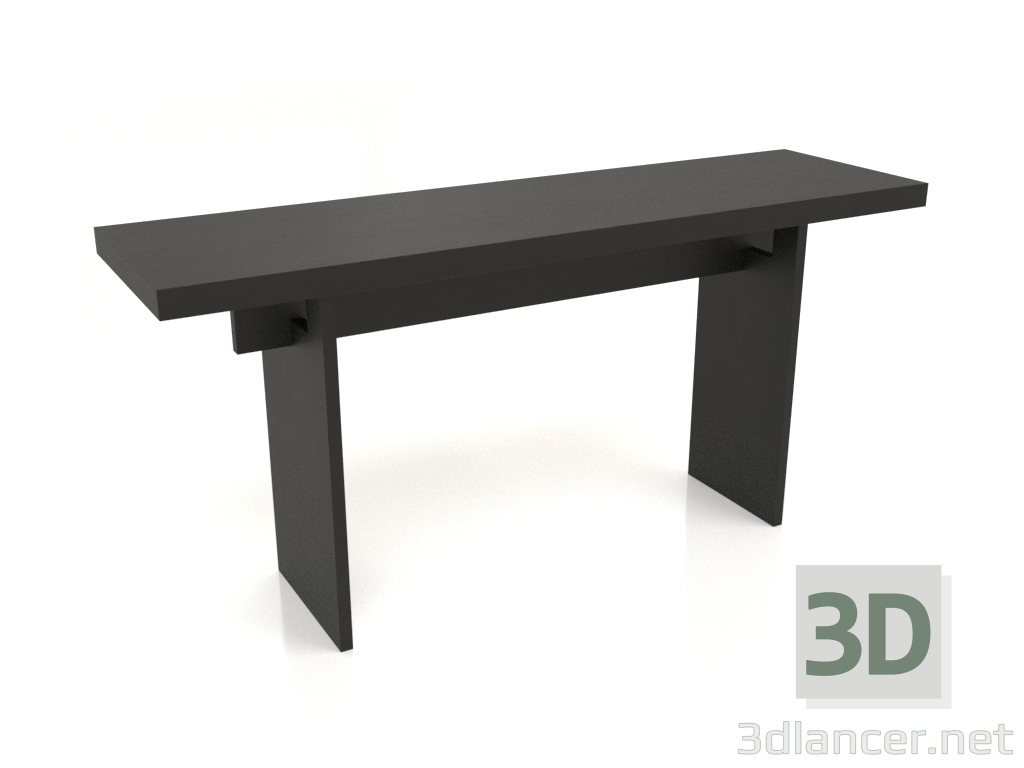 3d модель Стіл консольний KT 13 (1600х450х750, wood black) – превью