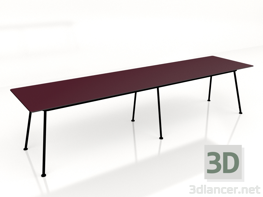 Modelo 3d Mesa Novo Banco Escolar NS832 (3200x800) - preview