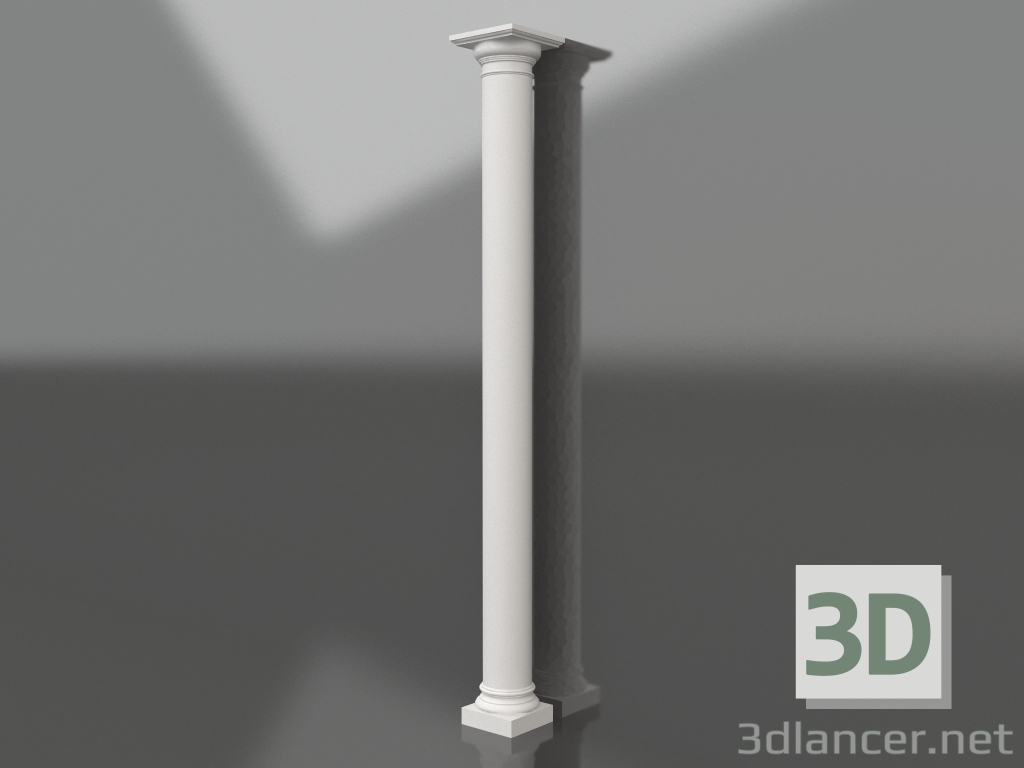 3D Modell Gipssäule KK 002 (D=200mm, H=2750mm) - Vorschau