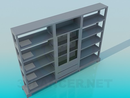 3d model Gabinete - vista previa