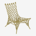 Modelo 3d Poltrona de vime Knotted - preview