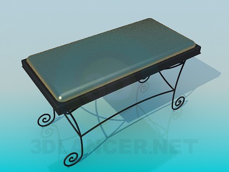 3d model Bench - preview