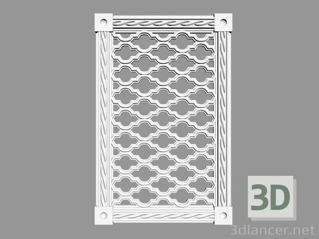 Modelo 3d Estrutura de ventilação (VR6) - preview