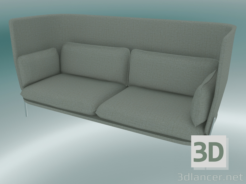 3d model Sofa Sofa (LN7, 90x232 H 115cm, Chromed legs, Sunniva 2 717) - preview