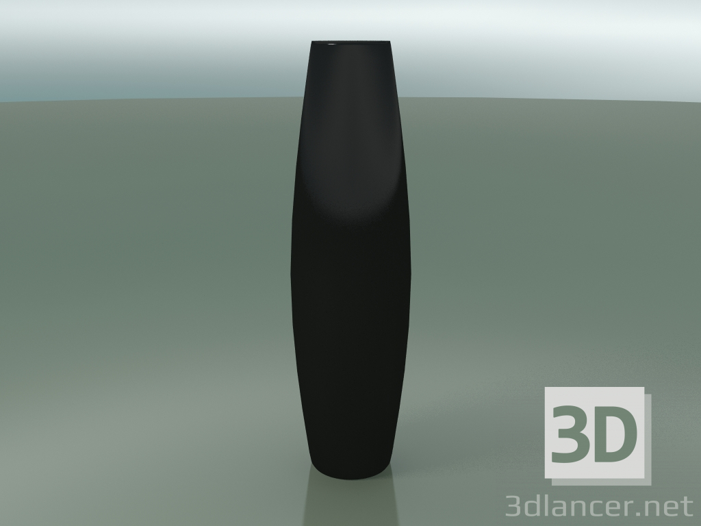 3d model Jarrón Botella Pequeña (Negro) - vista previa