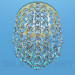 3d model A small lamp decorated with transparent glass beads - preview