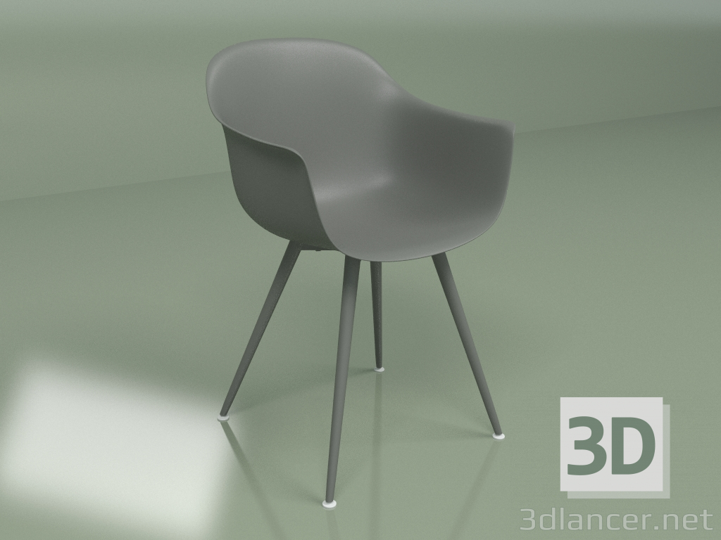 3d model Silla Anat Butaca 2.0 (gris) - vista previa