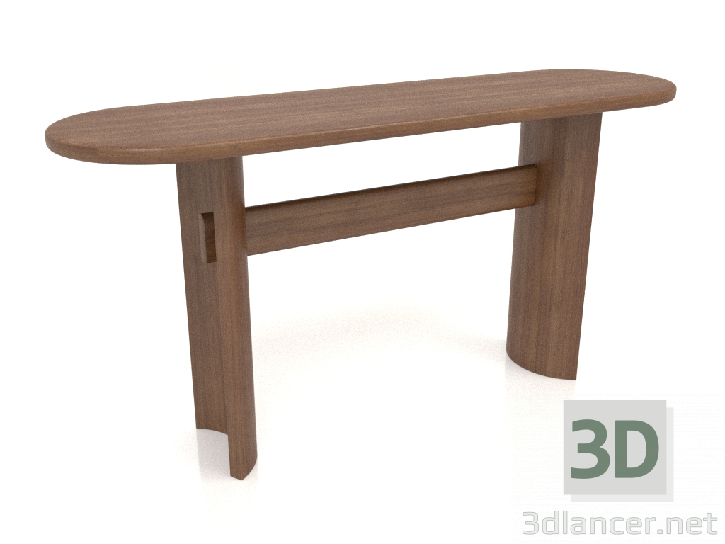 3D Modell Konsole KT 04 (1400x400x700, Holzbraun hell) - Vorschau