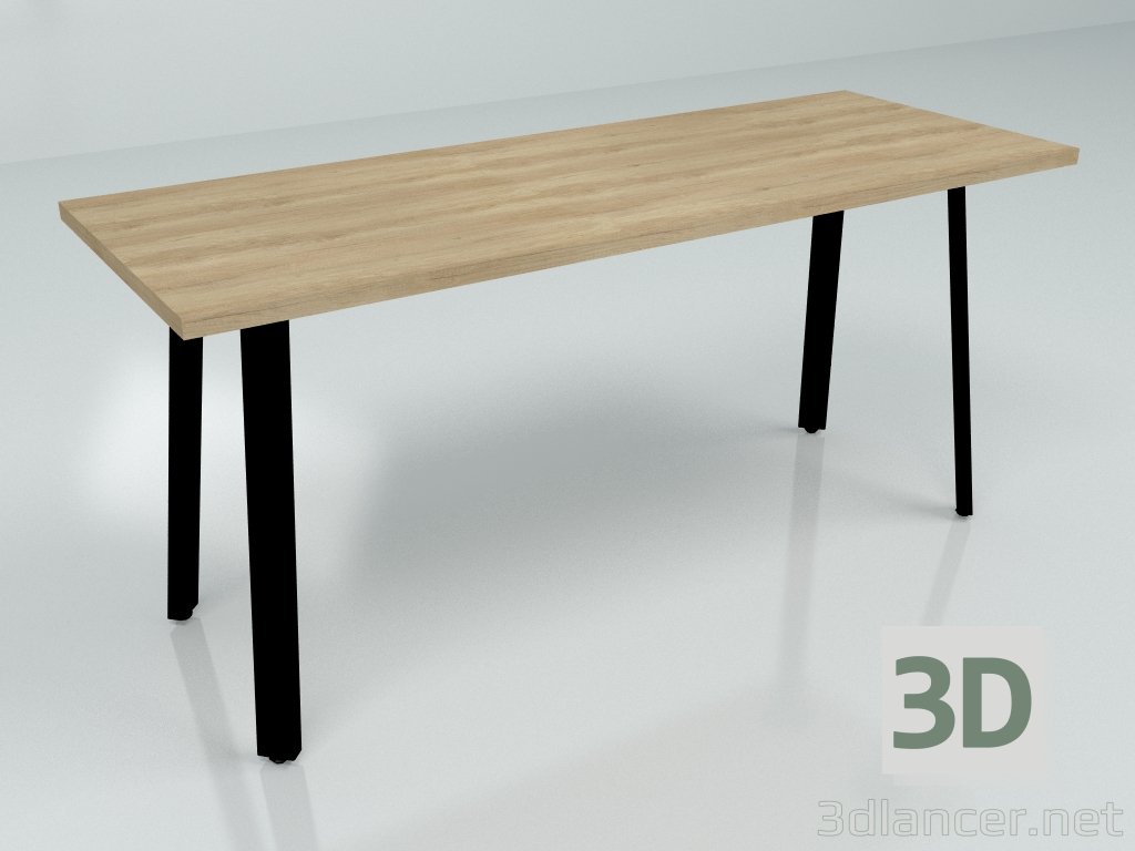 3d model Mesa de trabajo Ogi A BAG046 (1600x600) - vista previa