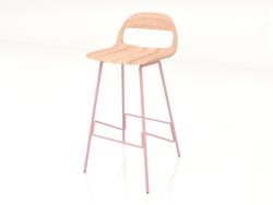 Tabouret de bar Leina (Rose clair)