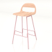 3d model Bar stool Leina (Light pink) - preview