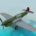 3d model Avión ligero - vista previa