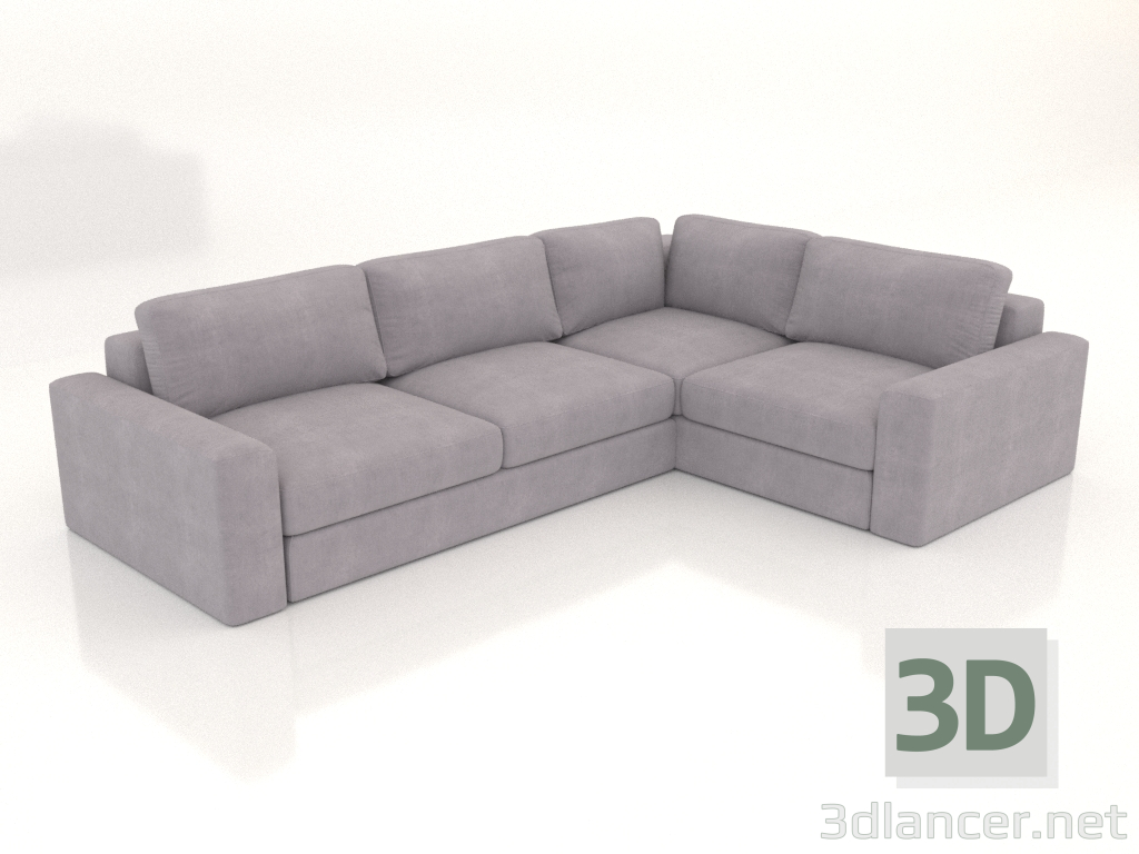 3D Modell Ecksofa PALERMO (Polstervariante 1) - Vorschau