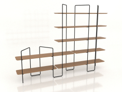 Modulares Rack (Zusammensetzung 17 (11+01+U))