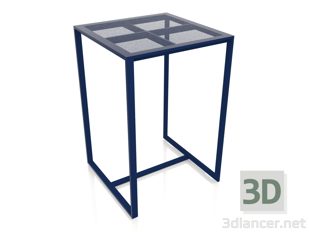 modèle 3D Table de bar (Bleu nuit) - preview