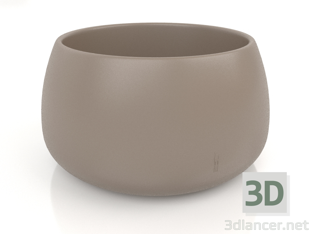 3d model Maceta 3 (Bronce) - vista previa