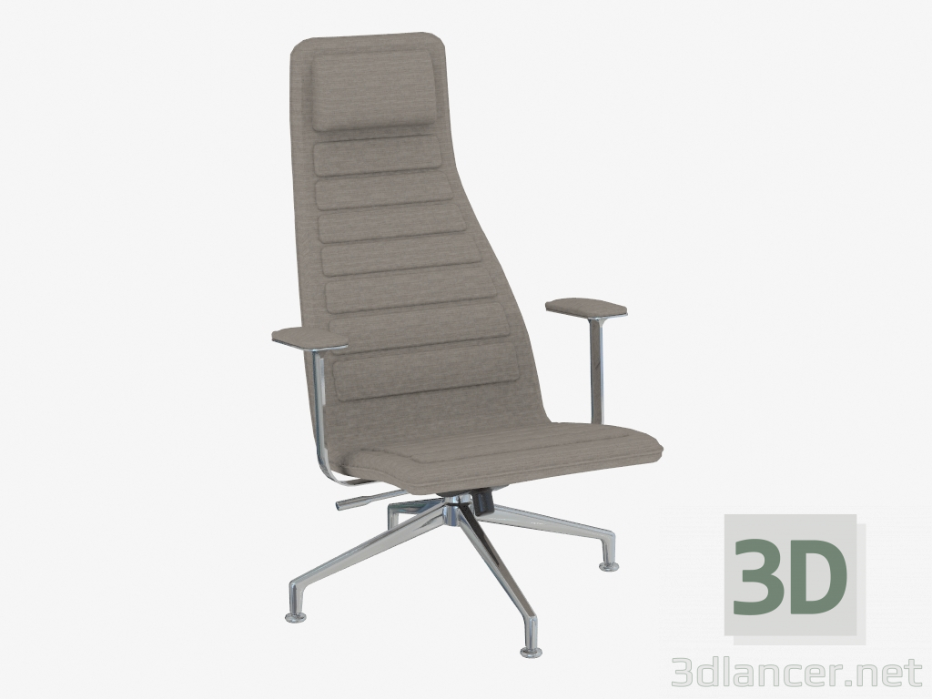 modèle 3D Fauteuil de bureau Lotus - preview