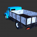 3d Modern low poly truck model buy - render