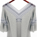 3d Blouse with lace inserts model buy - render