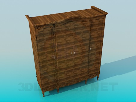 3D Modell Garderobe - Vorschau