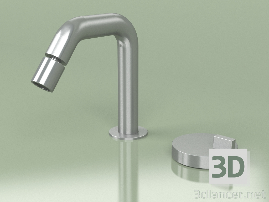 3d model 2-hole hydro-progressive bidet mixer with adjustable spout (18 37, AS) - preview