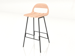 Tabouret de bar Leina (Noir)