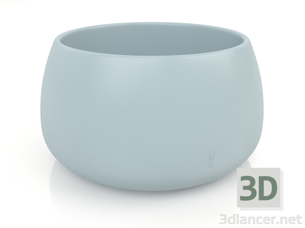 3d модель Горшок для растения 3 (Blue grey) – превью